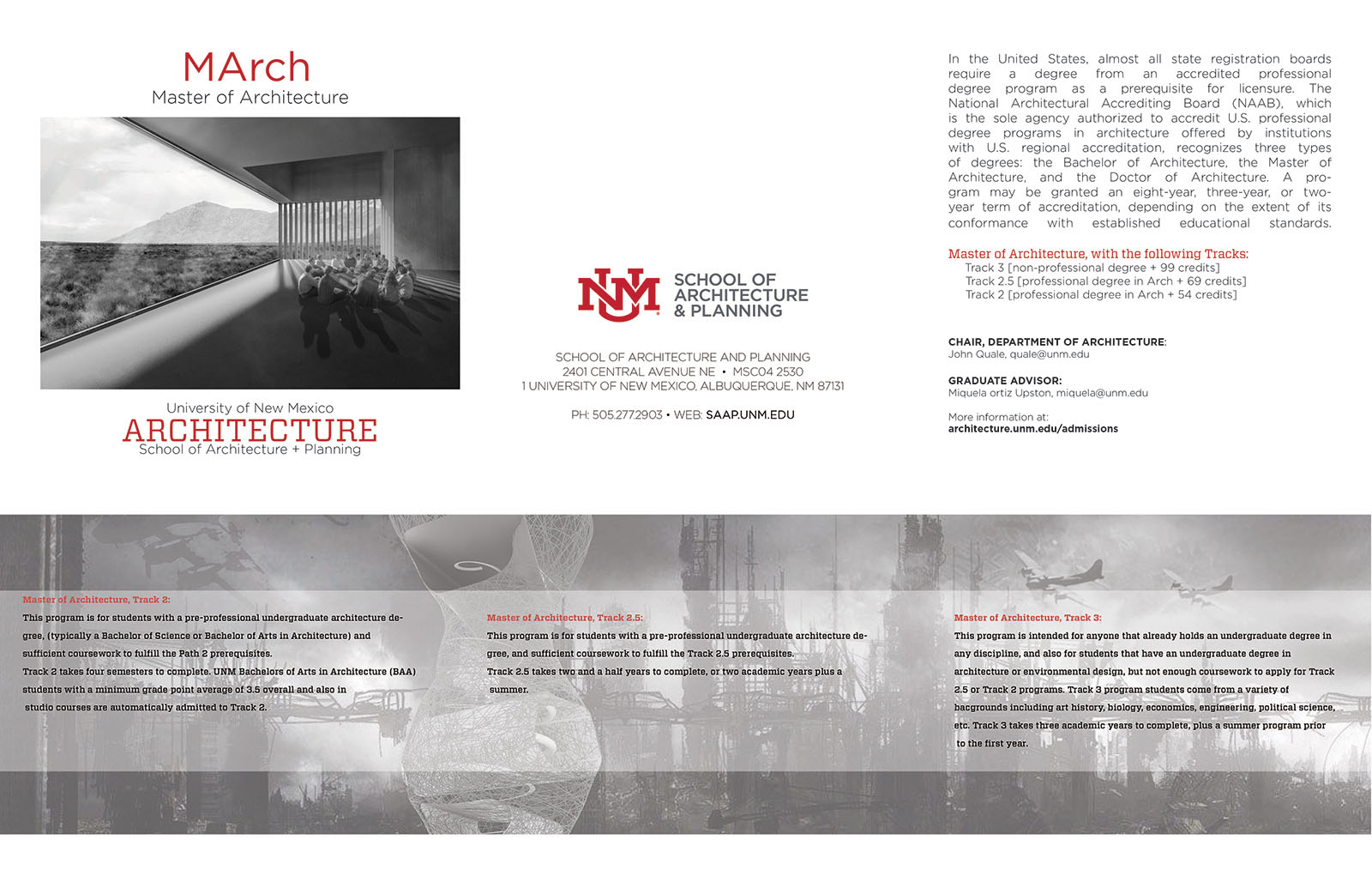 MARCH Brochure page 1
